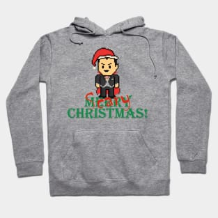 Vampire Pixel Scary Christmas! (Words at the Bottom) Hoodie